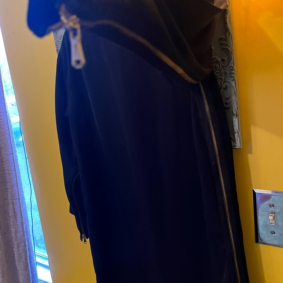 Elegant Navy Blue Marc by Marc Jacobs dress 100% triacetate - Picture 6 of 12